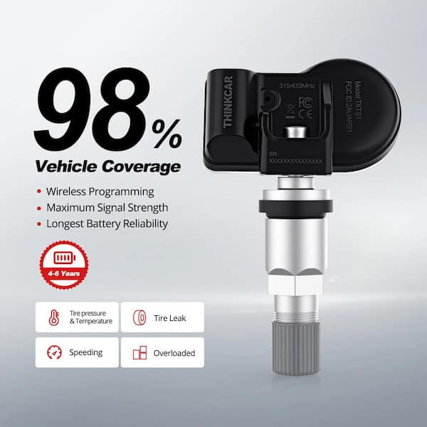 Thinkcar Tire Pressure Sensor Vehicle Diagnostic Tool TPMS S1 TKTS1 - The  Home Depot