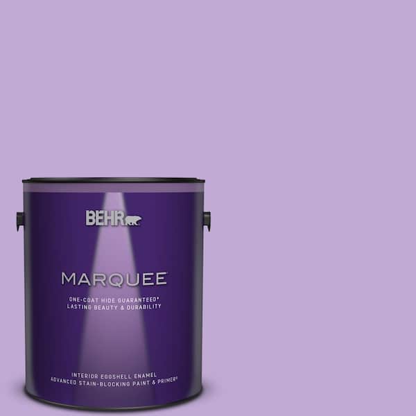 BEHR MARQUEE 1 gal. #MQ4-59 Purple Gladiola One-Coat Hide Eggshell Enamel Interior Paint & Primer