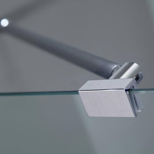 Aston Avalux 44 in. W x 32 in. x 72 in. H Rect Pivot Frameless
