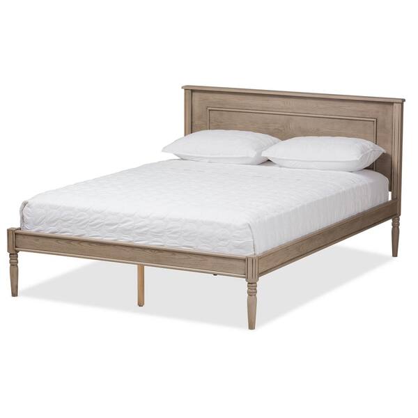 Baxton Studio Axton Brown King Platform Bed