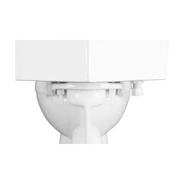 Simple Project One-Piece 0.8/1.6 GPF Dual Flush Round Wall-Mounted Toilet  in Matte Black HD-US-WHT-3-MB - The Home Depot