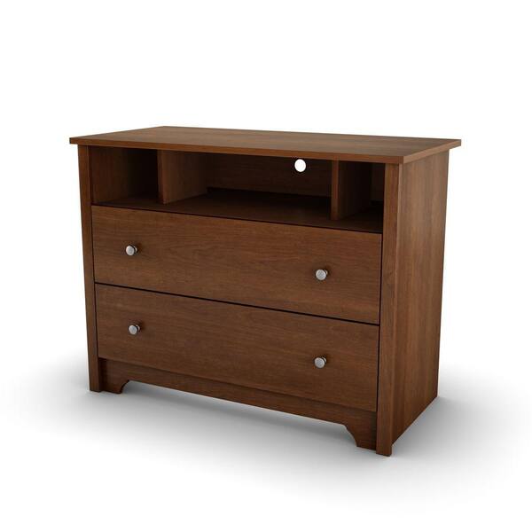 South Shore Bel Air Sumptuous Cherry 2-Drawer Media Chest-DISCONTINUED