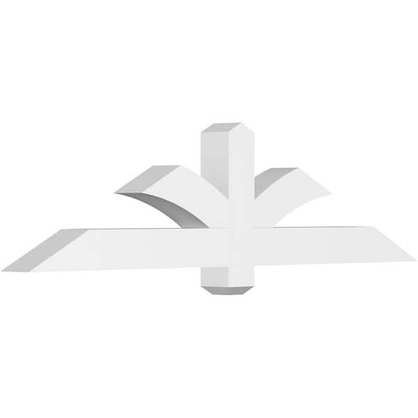 Ekena Millwork Redmond 60 in. W x 15 in. H x 4 in. D Signature Polyurethane Bracket