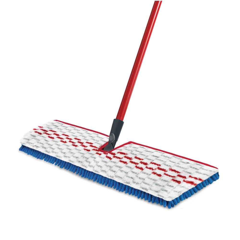 O-Cedar Dual-Action Microfiber Cleaning Sweeper Dust Mop Sweep Tight Corners 