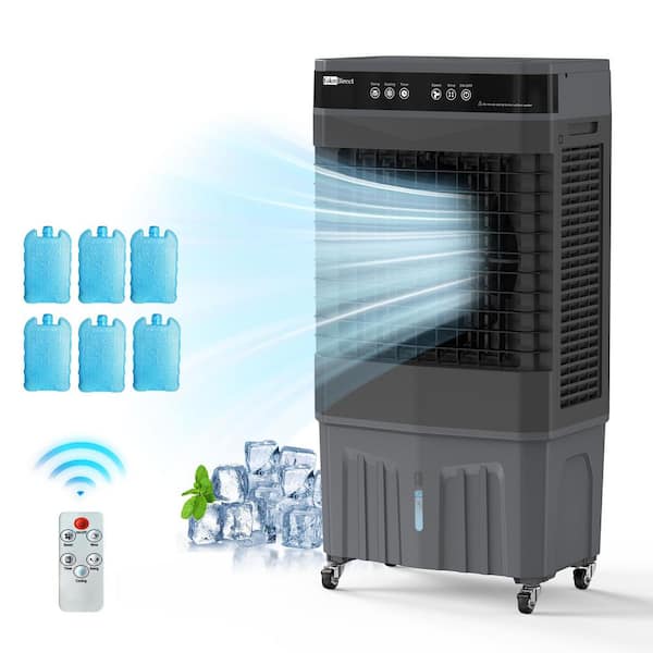 2600 Air Volume CFM 3 of Speed Settings Portable Evaporative/Swamp Cooler for 500 sq. ft. Cooling Area