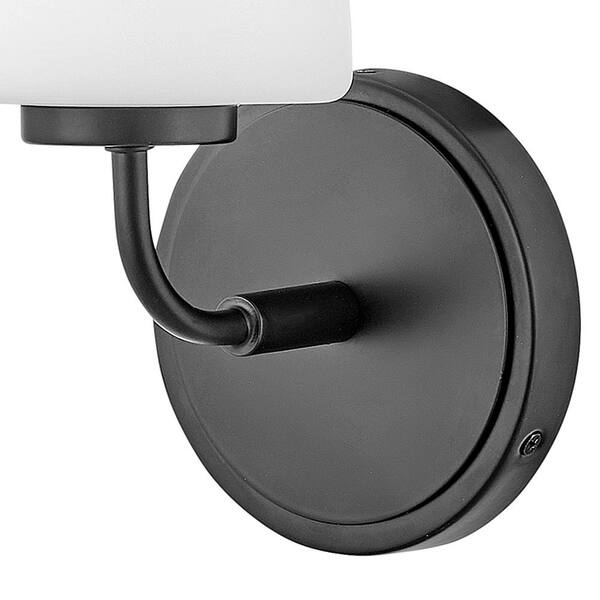 LARK - Kline 5.0 in. 1 Light Black Vanity Light