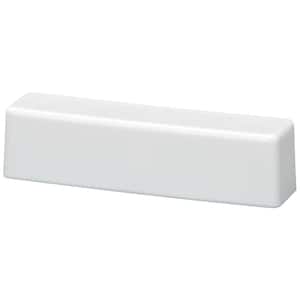 Plastic Mounting Block in White