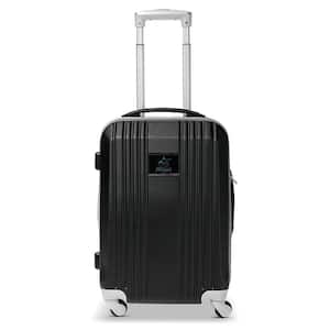 MLB Miami Marlins 21 in. Black Hardcase 2-Tone Luggage Carry-On Spinner Suitcase