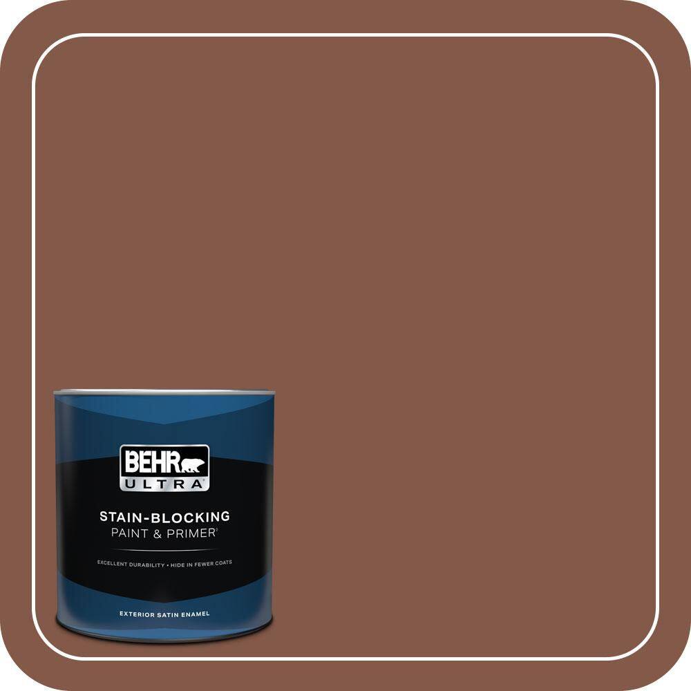 1 qt. #QE-15 Iron Oxide Satin Enamel Exterior Paint & Primer price history on PriceWatchPro