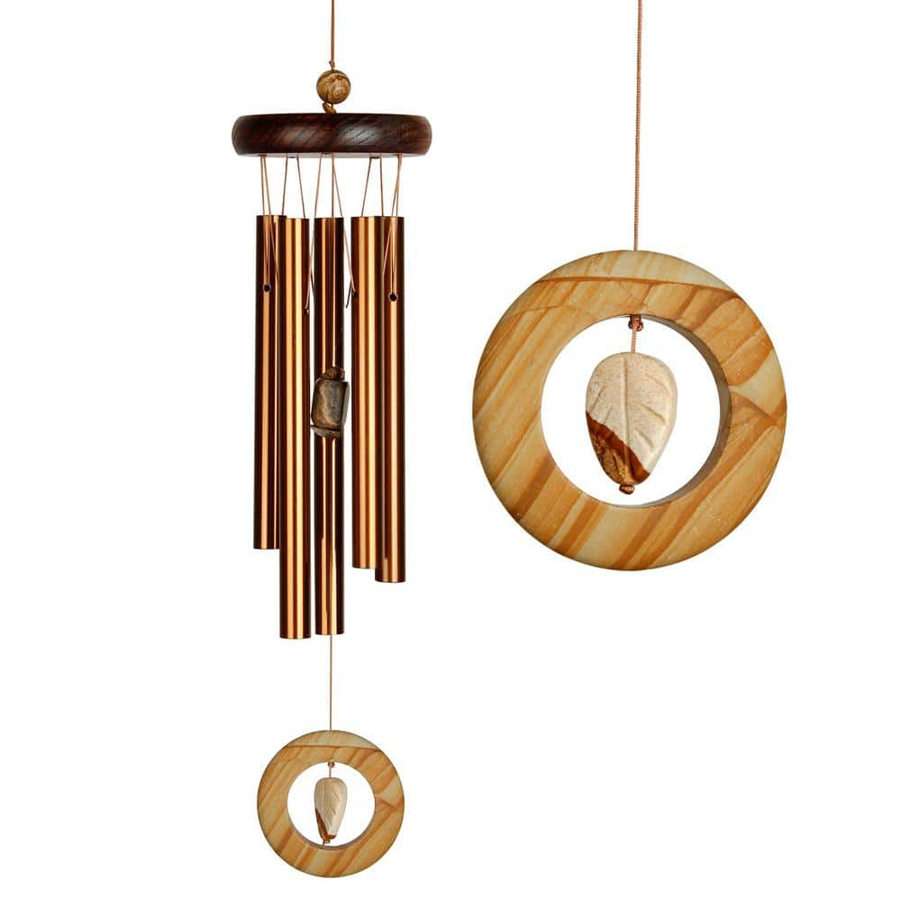 UPC 028375225217 product image for 16 in. Brown Wind Chime Signature Prairie Jasper Chime | upcitemdb.com