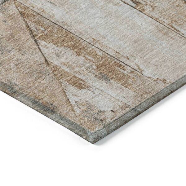 Chantille Machine Washable Indoor/Outdoor Abstract ACN1876 Copper 2 ft. 3 in. x 7 ft. 6 in. Runner Rug