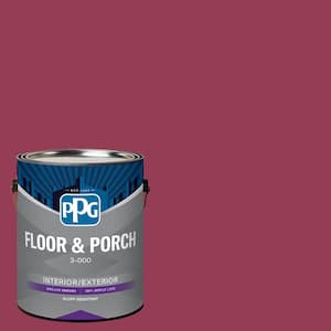 1 gal. PPG1050-7 Magenta Satin Interior/Exterior Floor and Porch Paint
