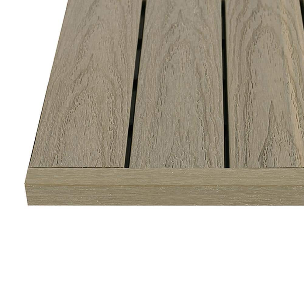 【予約販売】本 ft. 1 x ft. 1/12 NewTechWood Quick Tile Deck Composite Deck アクセサリー
