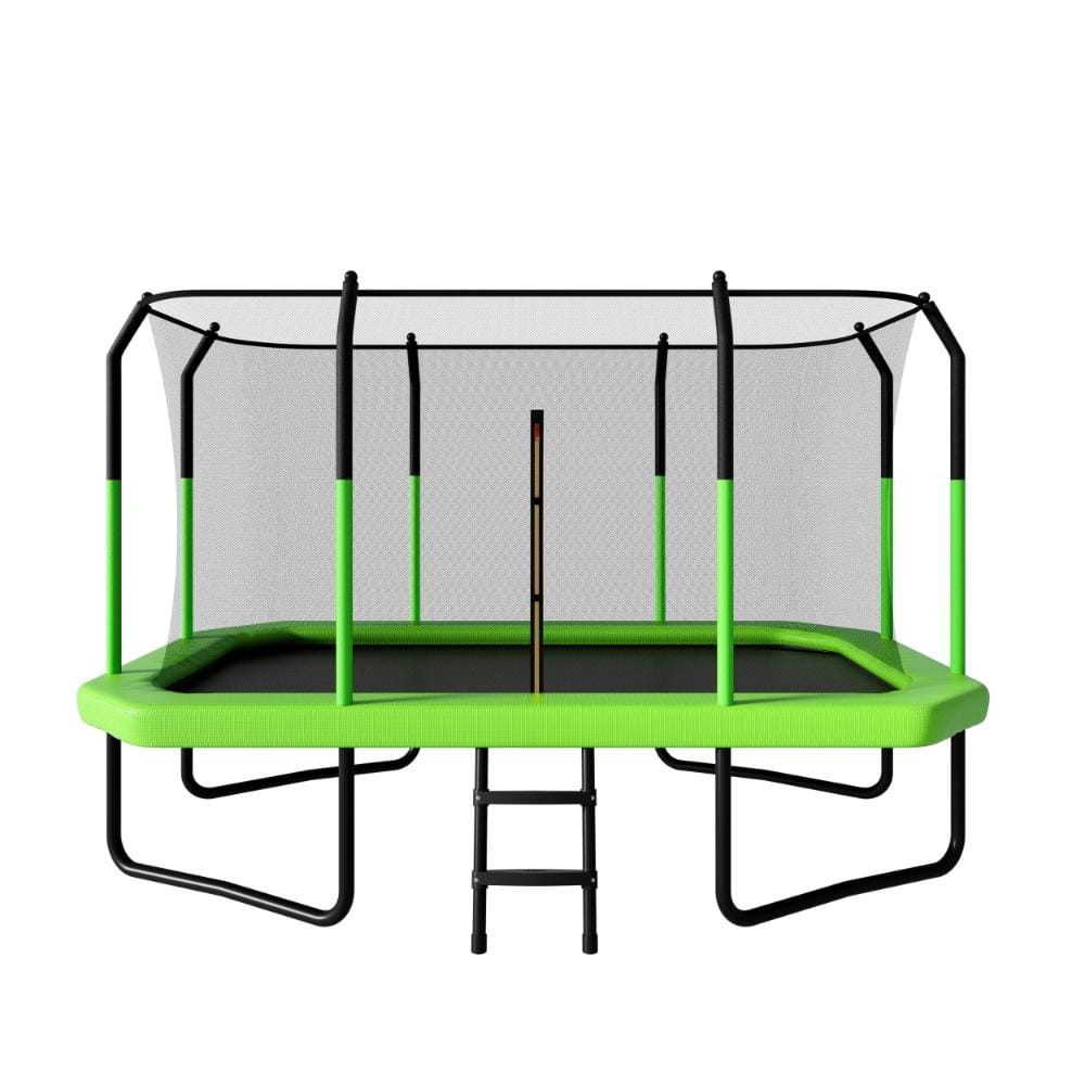 14 ft. Outdoor Rectangle Trampoline with Enclosure Net, UV-Resistant Jump Mat price history on PriceWatchPro
