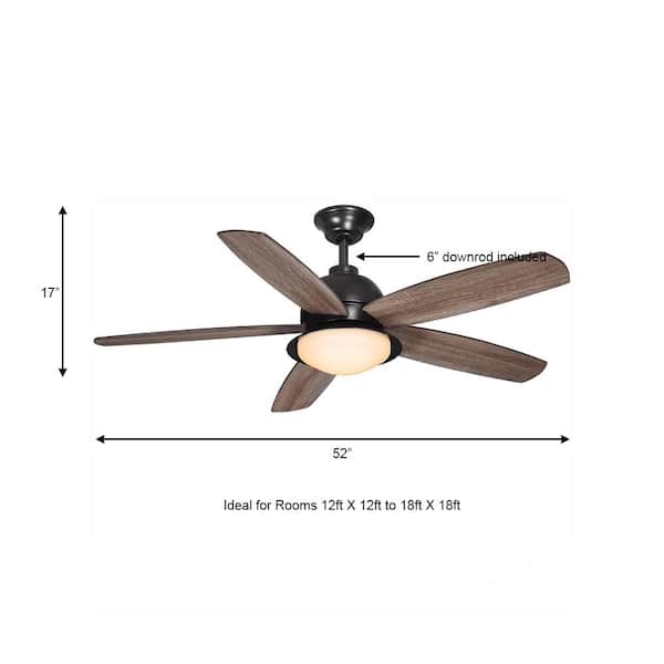 Ackerly 52 in. Integrated LED Indoor/Outdoor Natural Iron Ceiling Fan with Light Kit and Remote Control Ackerly 52 in. Integrated LED Indoor/Outdoor Natural Iron Ceiling Fan with Light Kit and Remote Control