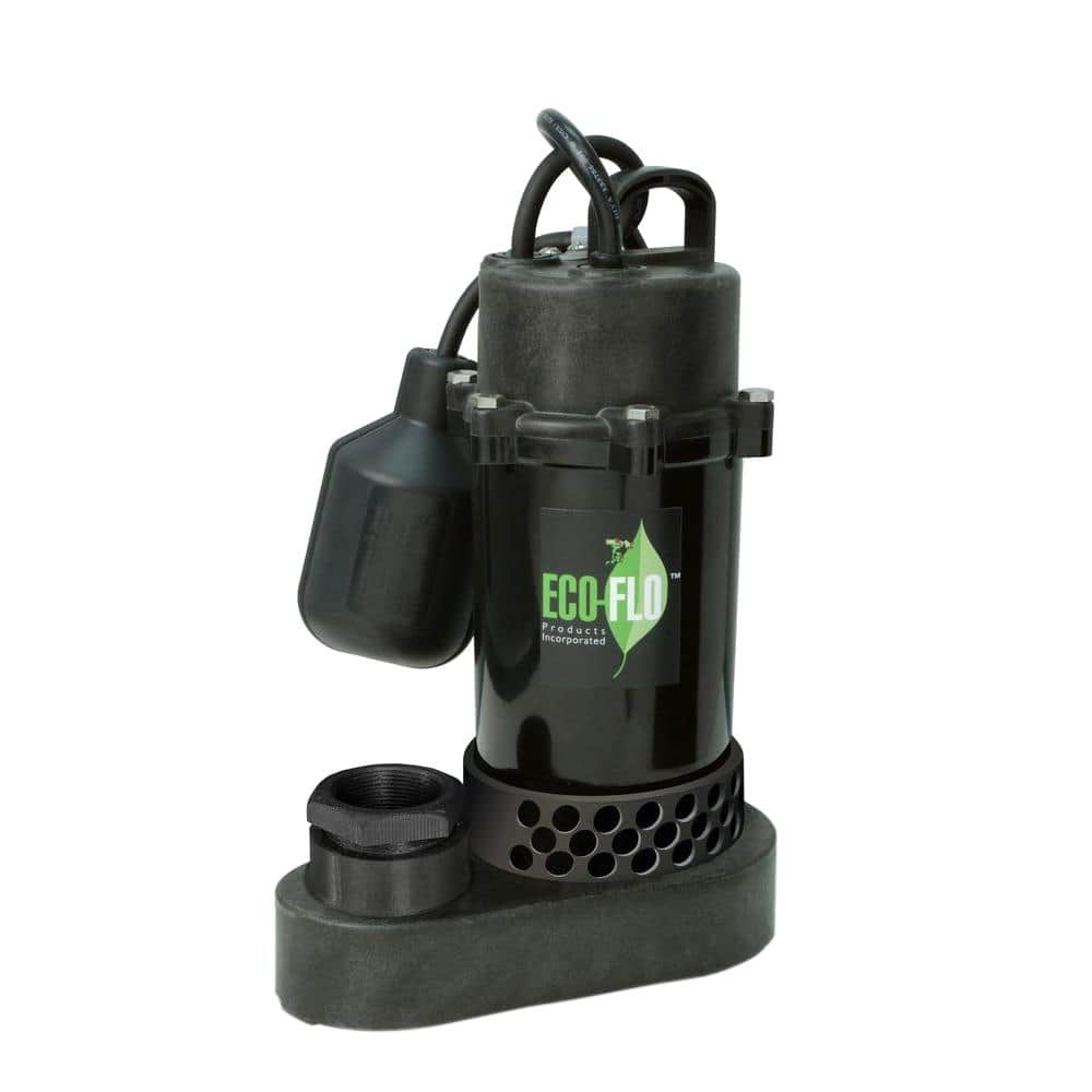 2,400 GPH Eco Flo 1/2 HP ECO-FLO Products SEP50W Stainless Steel Waterfall Fountain Pump