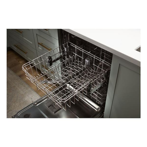 Kitchenaid Low Profile Powder Coated Dish Drying Rack in Charcoal Gray 
