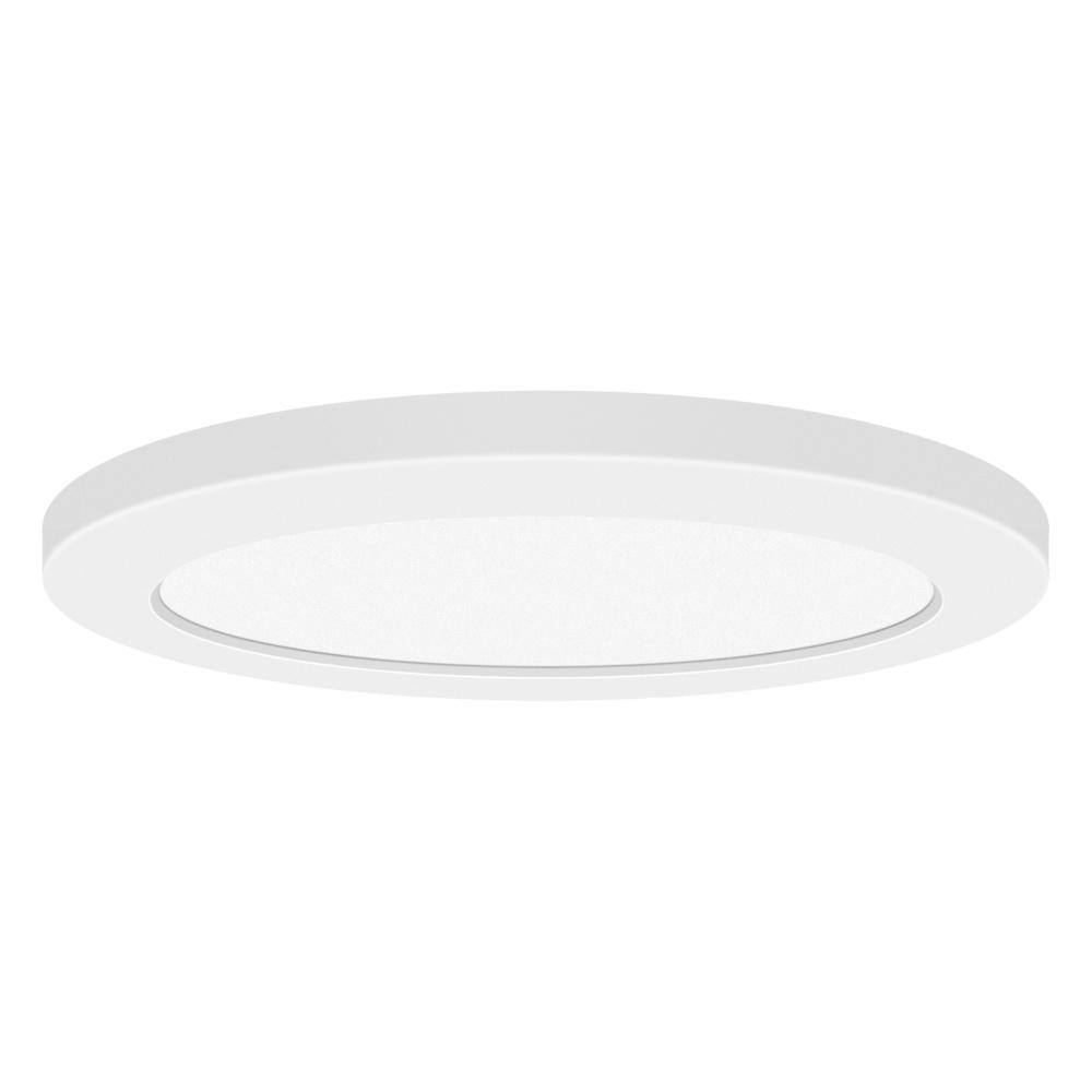 Access Lighting Slim 0.5 in. 1Light White Integrated LED Flush Mount
