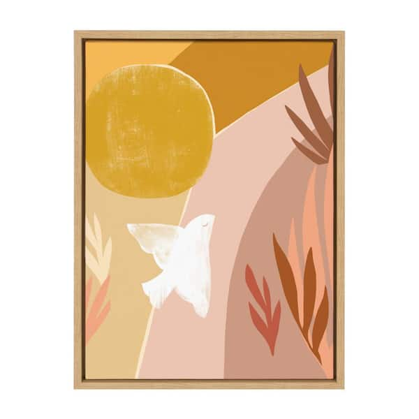 Kate and Laurel Sylvie "Sunrise Dove" by Kate Aurelia Studio Framed Canvas Wall Art