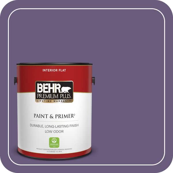 BEHR PREMIUM PLUS 1 gal. #M560-6 Napa Winery Flat Low Odor Interior Paint & Primer