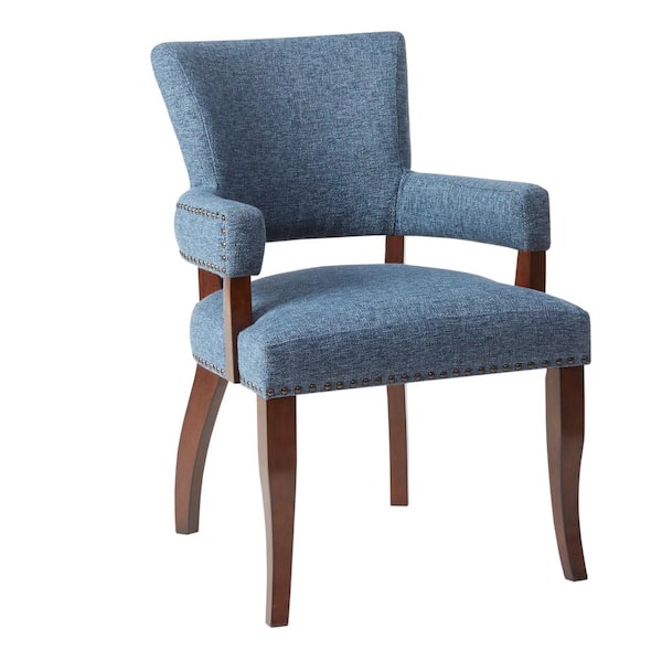 Parler Blue Arm Dining Chair