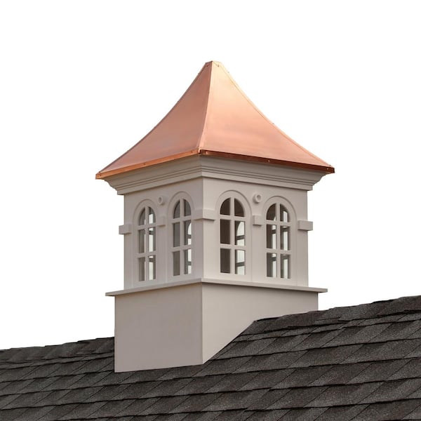 Good Directions Smithsonian Stafford 42 in. x 67 in. Vinyl Cupola with Copper Roof