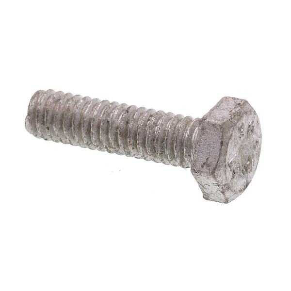Prime-Line 1/4 in.-20 x 1 in. A307 Grade A Hot Dip Galvanized Steel Hex Bolts (100-Pack)