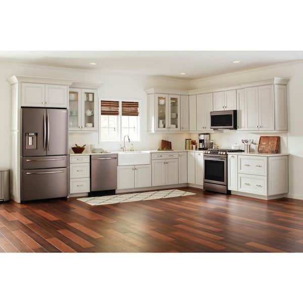 Samsung 23 Cu Ft 4 Door French Door Refrigerator In Fingerprint Resistant Tuscan Stainless Counter Depth Rf24r7201dt The Home Depot