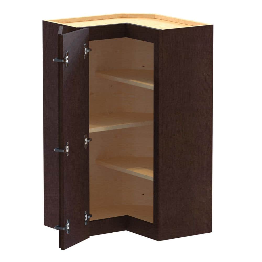 Newport 21 in. W x 12 in. D x 36 in. H Assembled Plywood Corner Wall Kitche