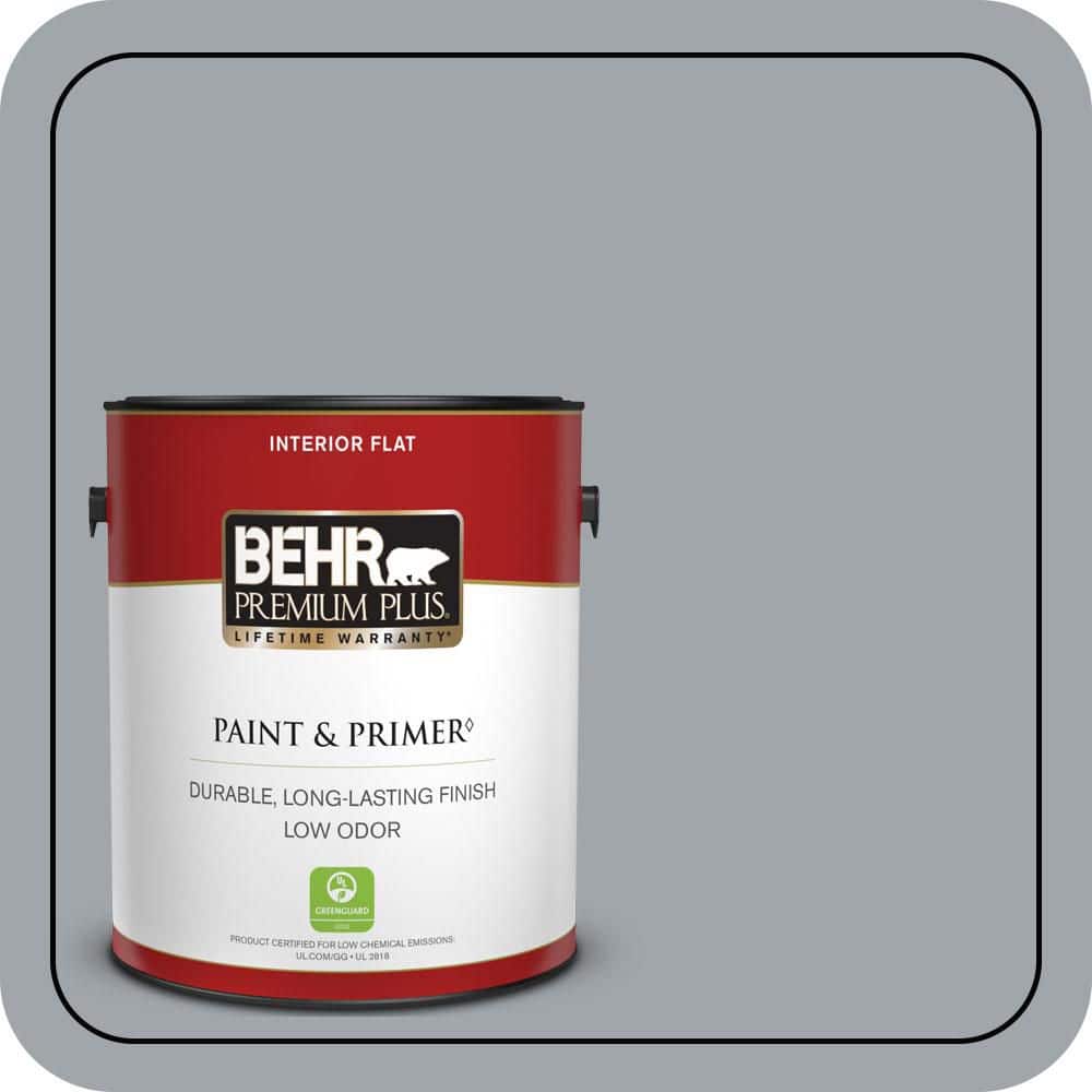 1 gal. #PPU26-19 Chance of Rain Flat Low Odor Interior Paint & Primer price history on PriceWatchPro