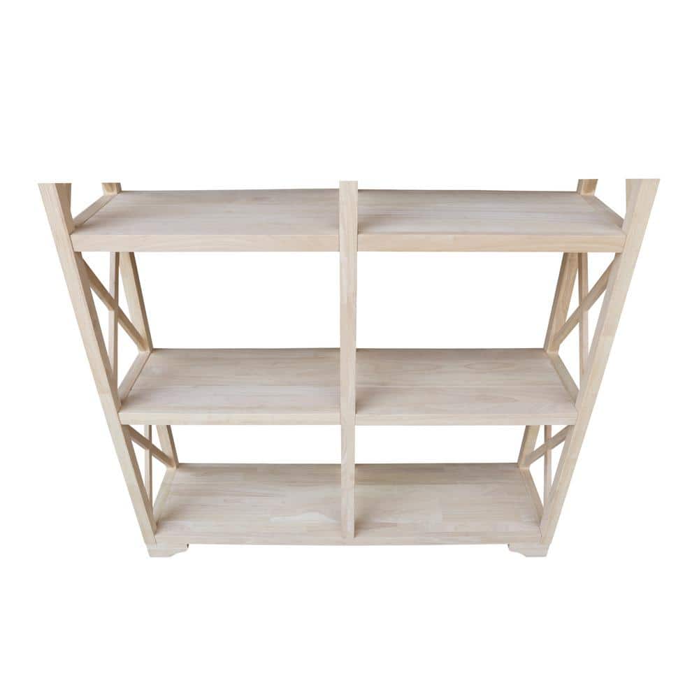 Eco-Friendly Solid Parawood Room Divider in Natural Finish