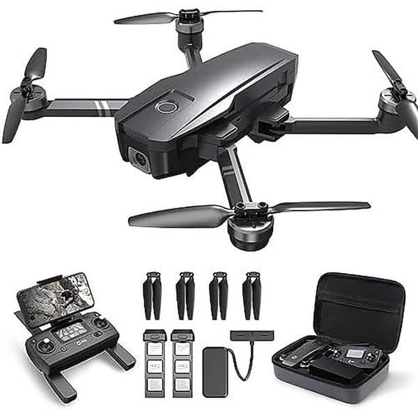 4K UHD Camera Drone with GPS, 52-Min Flight Time, Foldable Quadcopter, Auto Return Home, Follow Me, Long Range Control