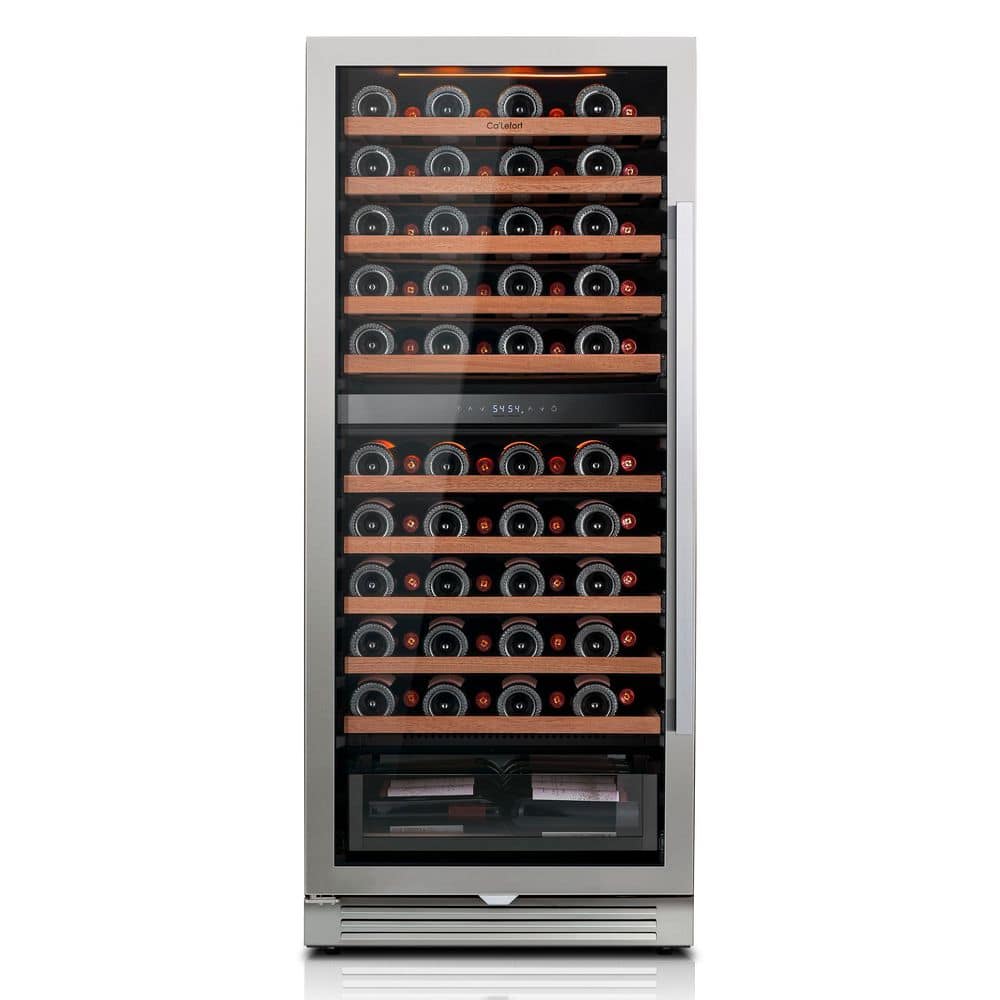 Ca'Lefort 24 in. Built-in Dual Zone 90-Bottle Wine Cooler Fridge