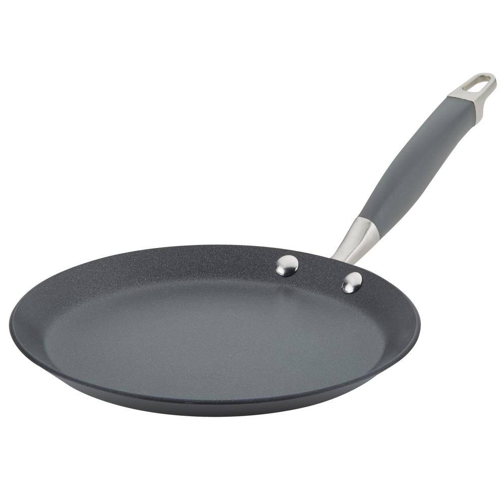 9.5 in. Hard Anodized Ultra-Durable Stain-Resistant Nonstick Crepe Pan in G