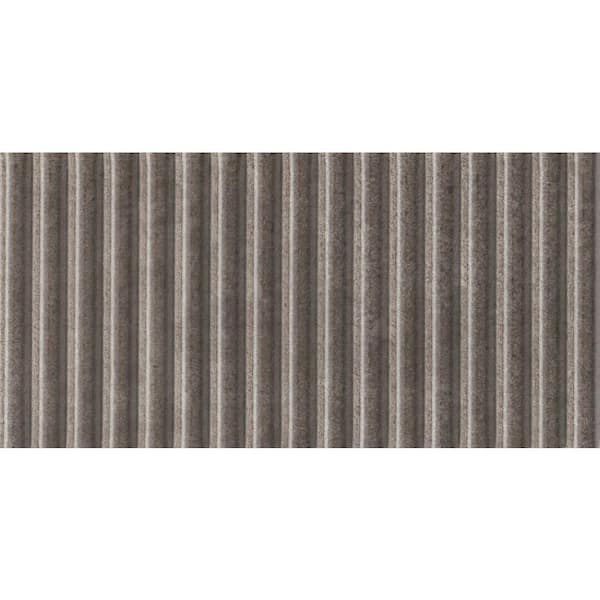 Pagoni Pia Dark 4 in. x 9 in. Glossy Porcelain Wall Tile (7.29 Sq. Ft./Case, 28-Pieces)