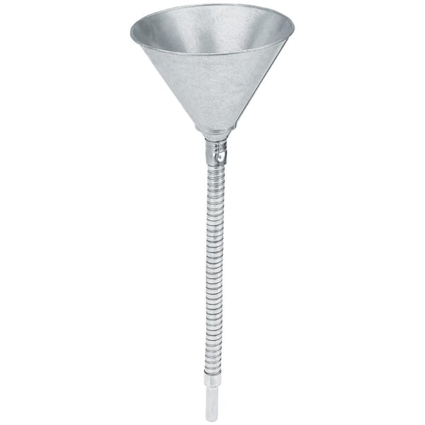 Lumax Galvanized Funnel with 12 in. Flexible Pipe
