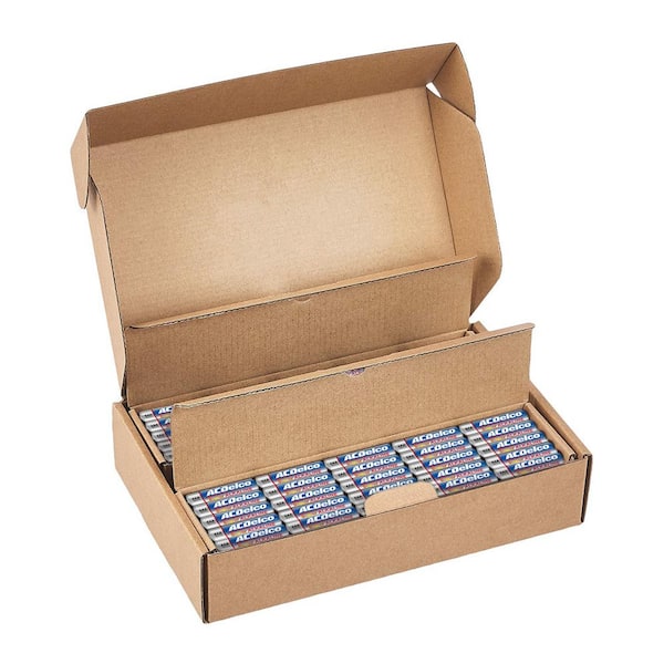 ACDelco AAA Batteries, Maximum Power Super Alkaline Battery, 10-Year Shelf Life, Recloseable Packaging, 200 Count