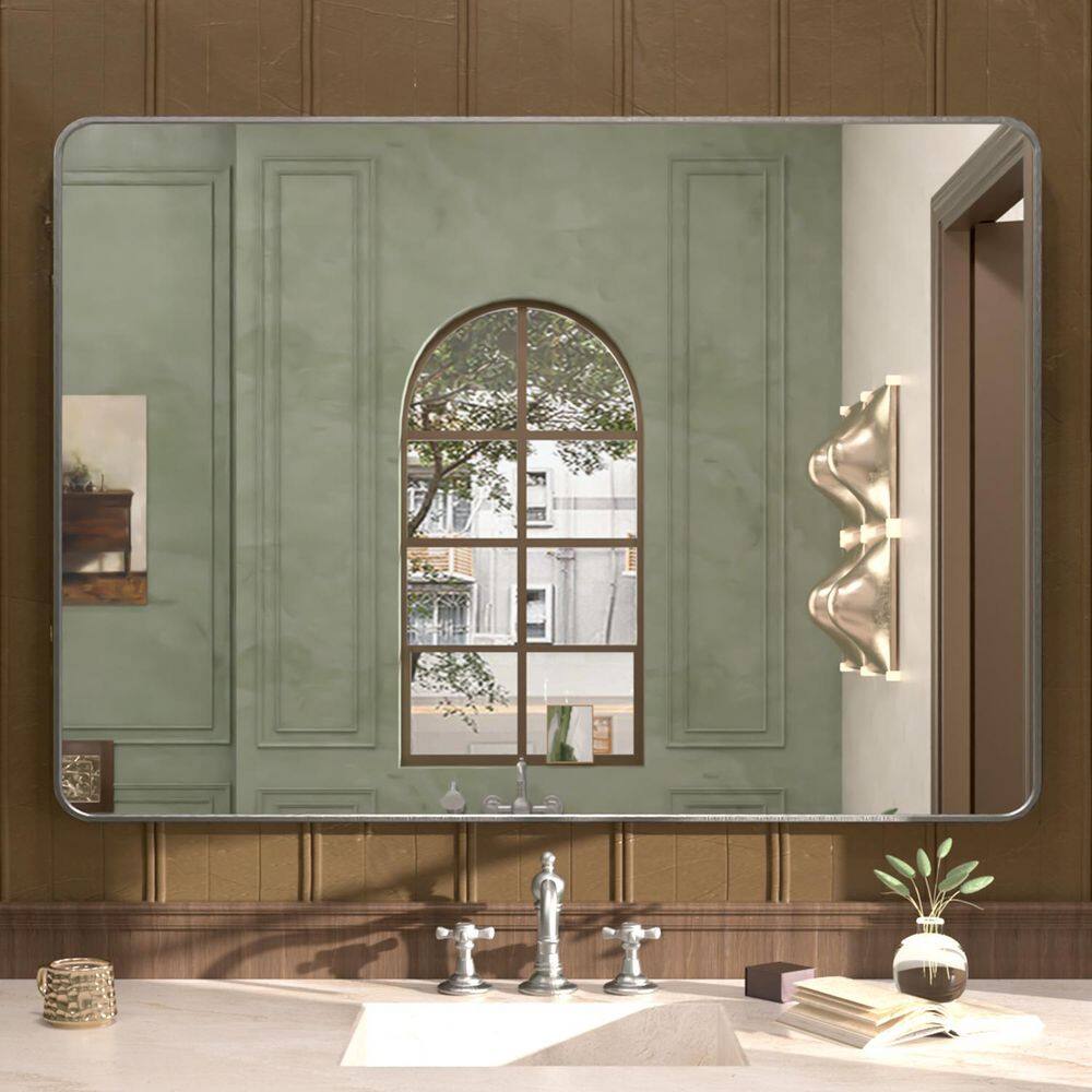 Hermitage Bath Cosy 48 in. W x 36 in. H Rectangular Framed Wall ...