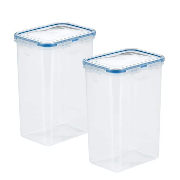  LOCK & LOCK Easy Essentials Twist Food Storage lids/Airtight  containers, BPA Free, Tall-44 oz-for Pasta, Clear : Home & Kitchen