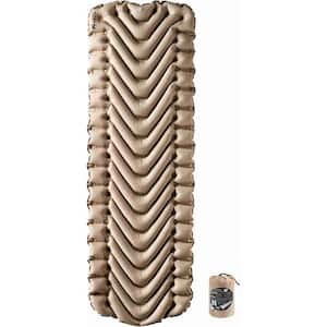 1-Person Insulated Tatic V Inflatable Sleeping Pad for Camping, Khaki