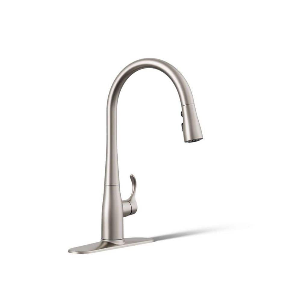 KOHLER Simplice Single-Handle Pull-Down Sprayer Kitchen Faucet
