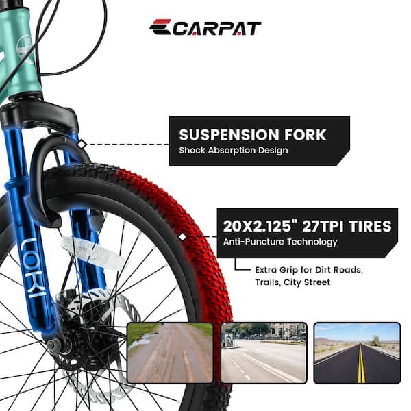 Zeus Ruta 20 Kids Montain Bike Gear Shimano Speed Bike for