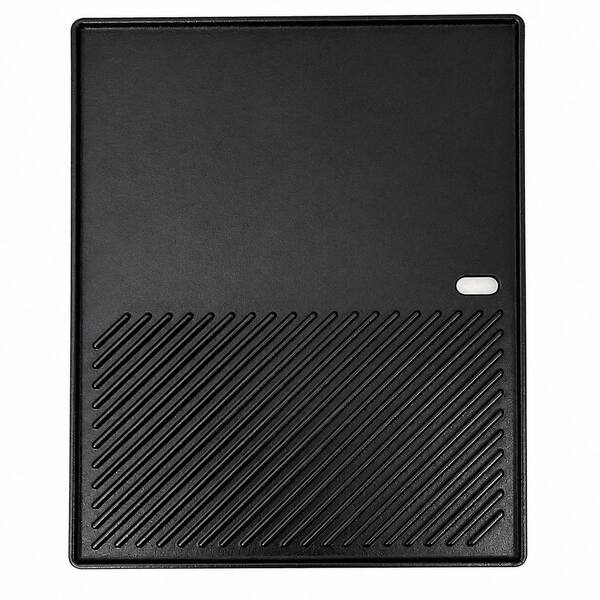 17 x 13.2 in Cast Iron Replacement Griddle for Nexgrill, Charbroil and Kenmore Grill Models