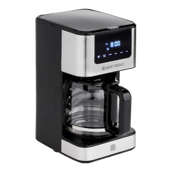 West Bend 12 Cup in Stainless Steel Hot and Iced Coffee Maker