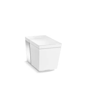 Numi 12 in. Rough In 1-Piece 1 GPF Dual Flush Elongated Toilet in White Seat Not Included