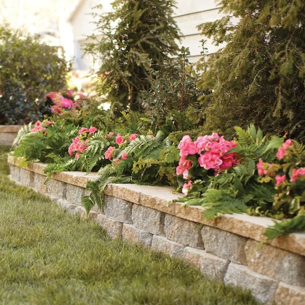 4 in. H x 11.63 in. W x 6.75 in. L Trinity Blend Retaining Wall Block (144 Pieces/ 46.6 Sq. ft. / Pallet)