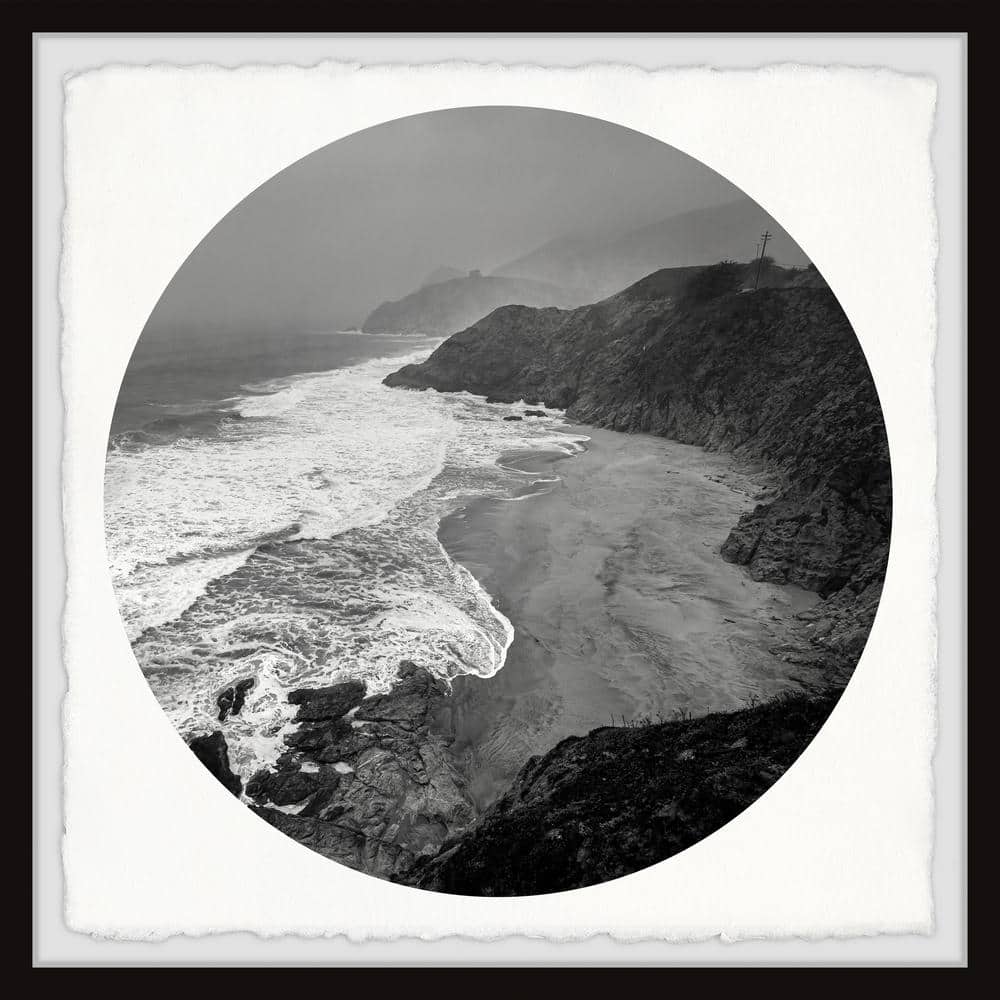 Big Ocean Waves by Marmont Hill Framed Nature Art Print 12 in. x 12 in.