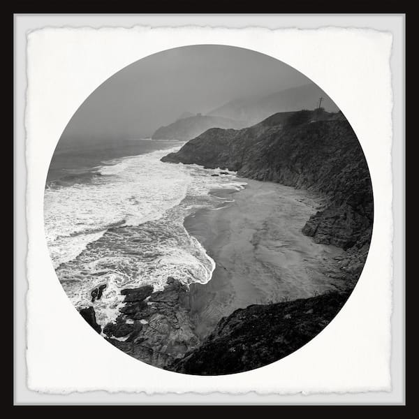 Unbranded "Big Ocean Waves" by Marmont Hill Framed Nature Art Print 12 in. x 12 in.