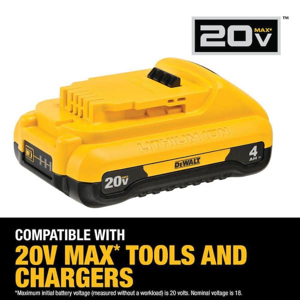 20v Max Lithium 4.0 Ah Battery 20v Max Lithium 4.0 Ah Battery