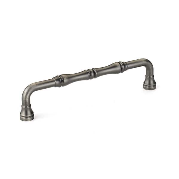 Richelieu Hardware Boucherville Collection 5 1/16 in. (128 mm) Antique Nickel Traditional Cabinet Bar Pull